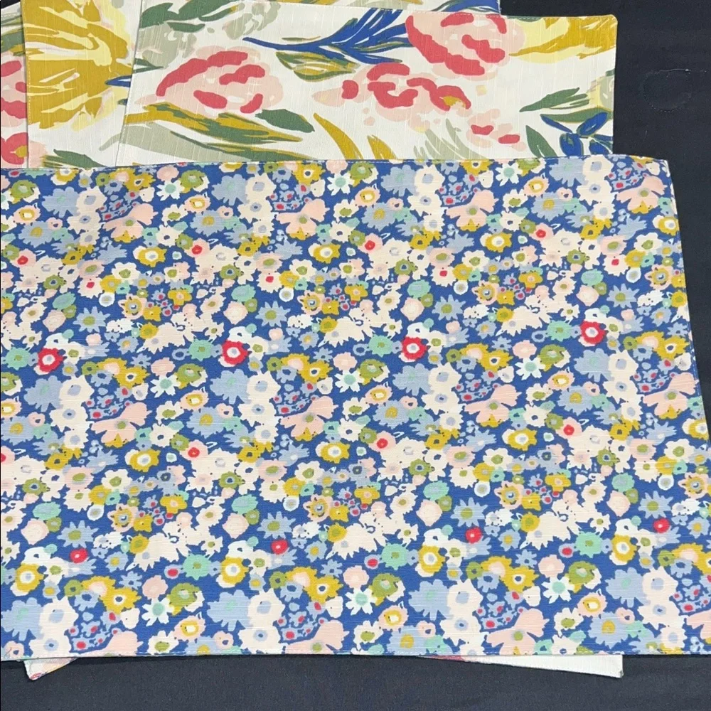 Opalhouse Reversable Floral Print Placemats Set of 5